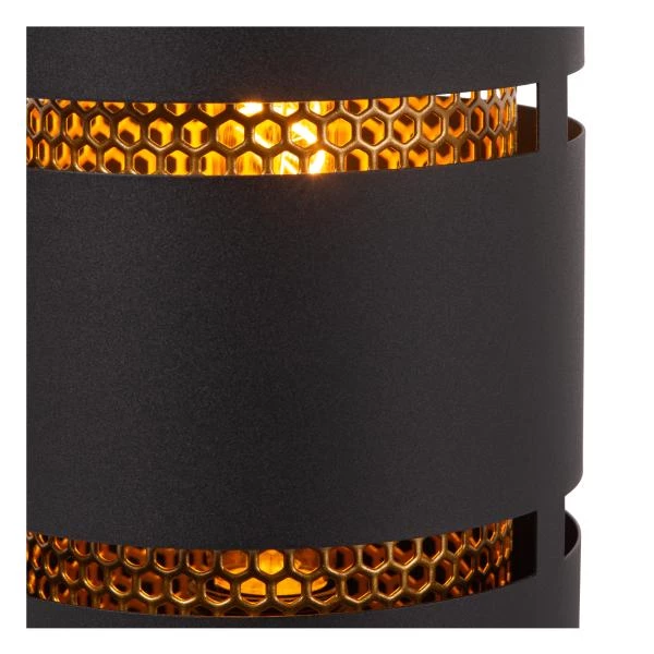 Lucide ROSAS - Table lamp - Ø 16 cm - 1xE27 - Black - detail 1